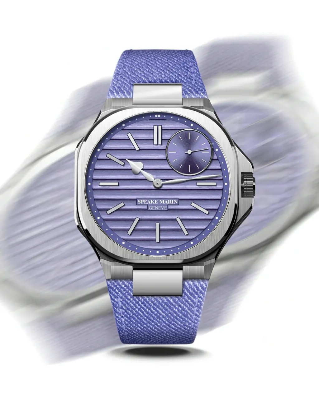 Speake Marin SMA03-T in-house calibre visible through sapphire caseback