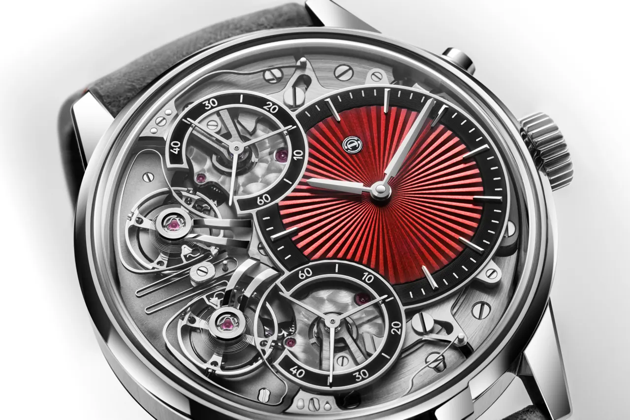 Armin Strom Calibre ARF21 movement with hand-polished bevels and black-polished screws