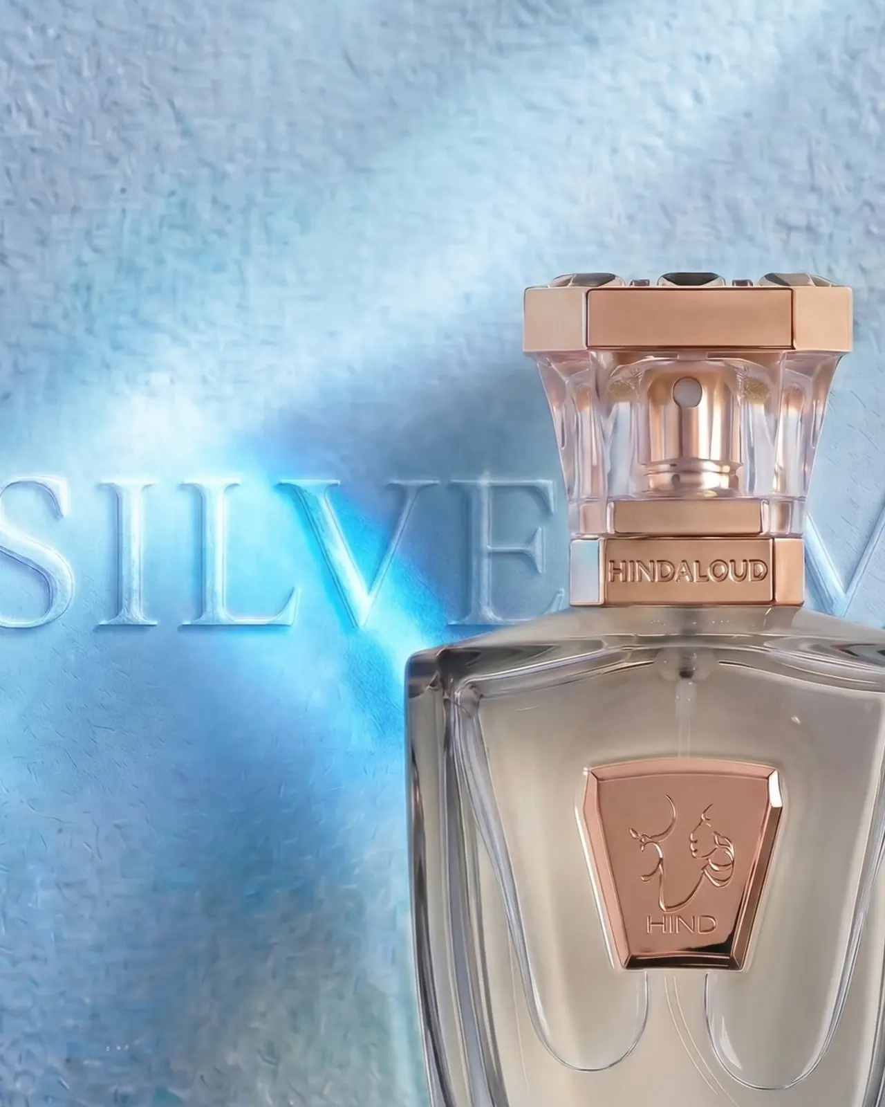 Hind Al Oud fragrance layering display showing Silver Musk combinations