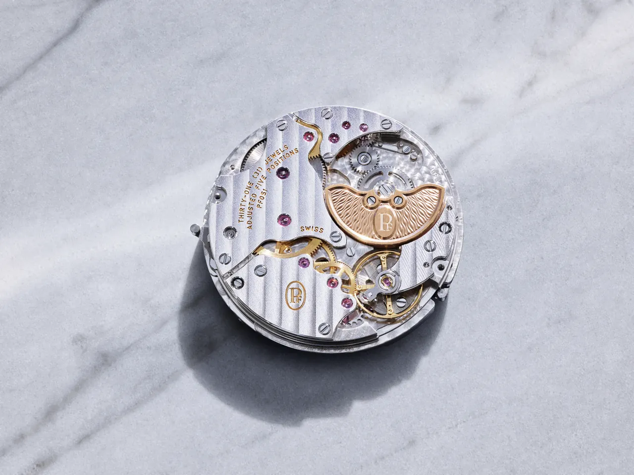 Parmigiani Fleurier TONDA PF Chronographe Mystérieux platinum, five central coaxial hands activated