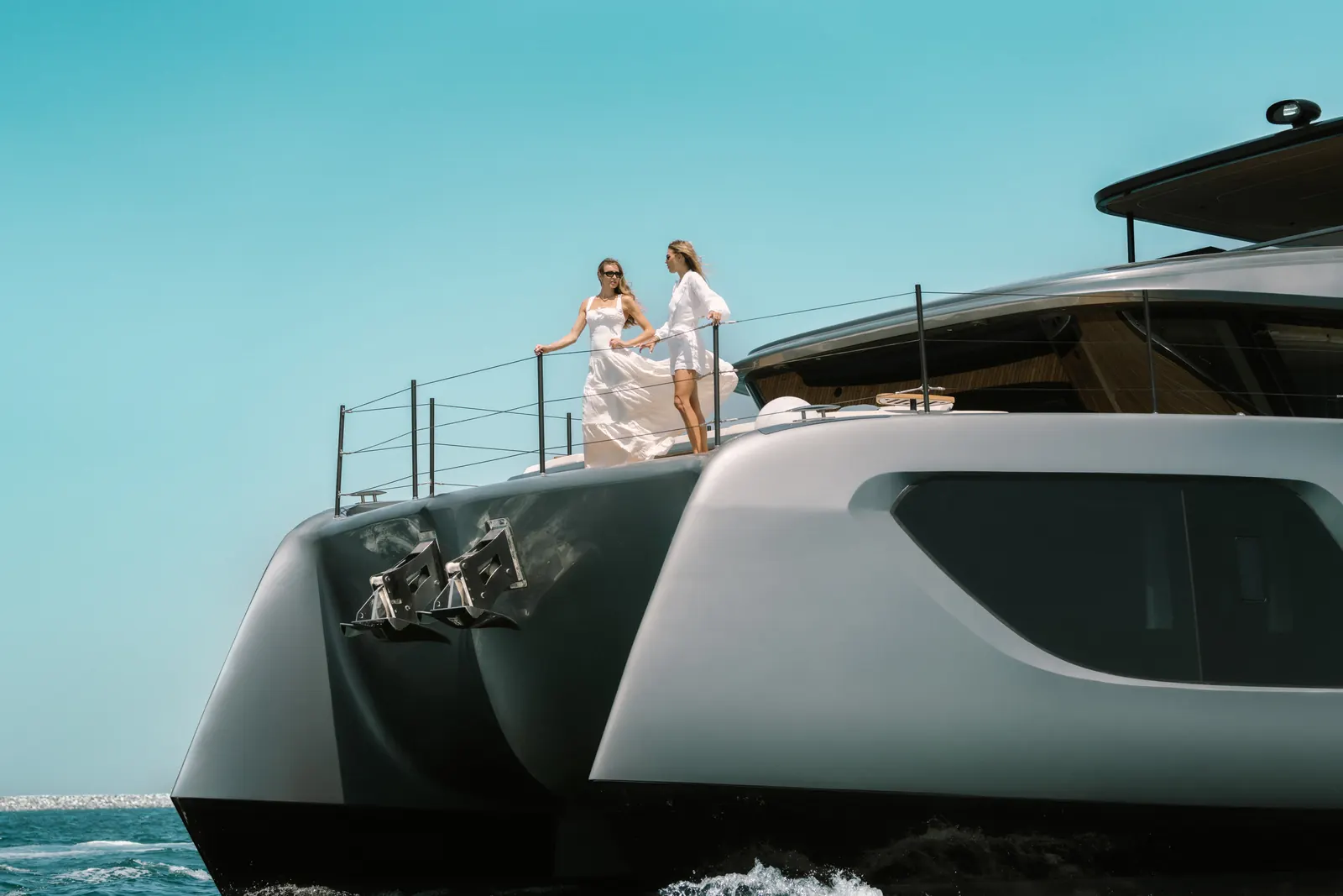 Sunreef ULTIMA 88 built at Ras Al Khaimah shipyard UAE