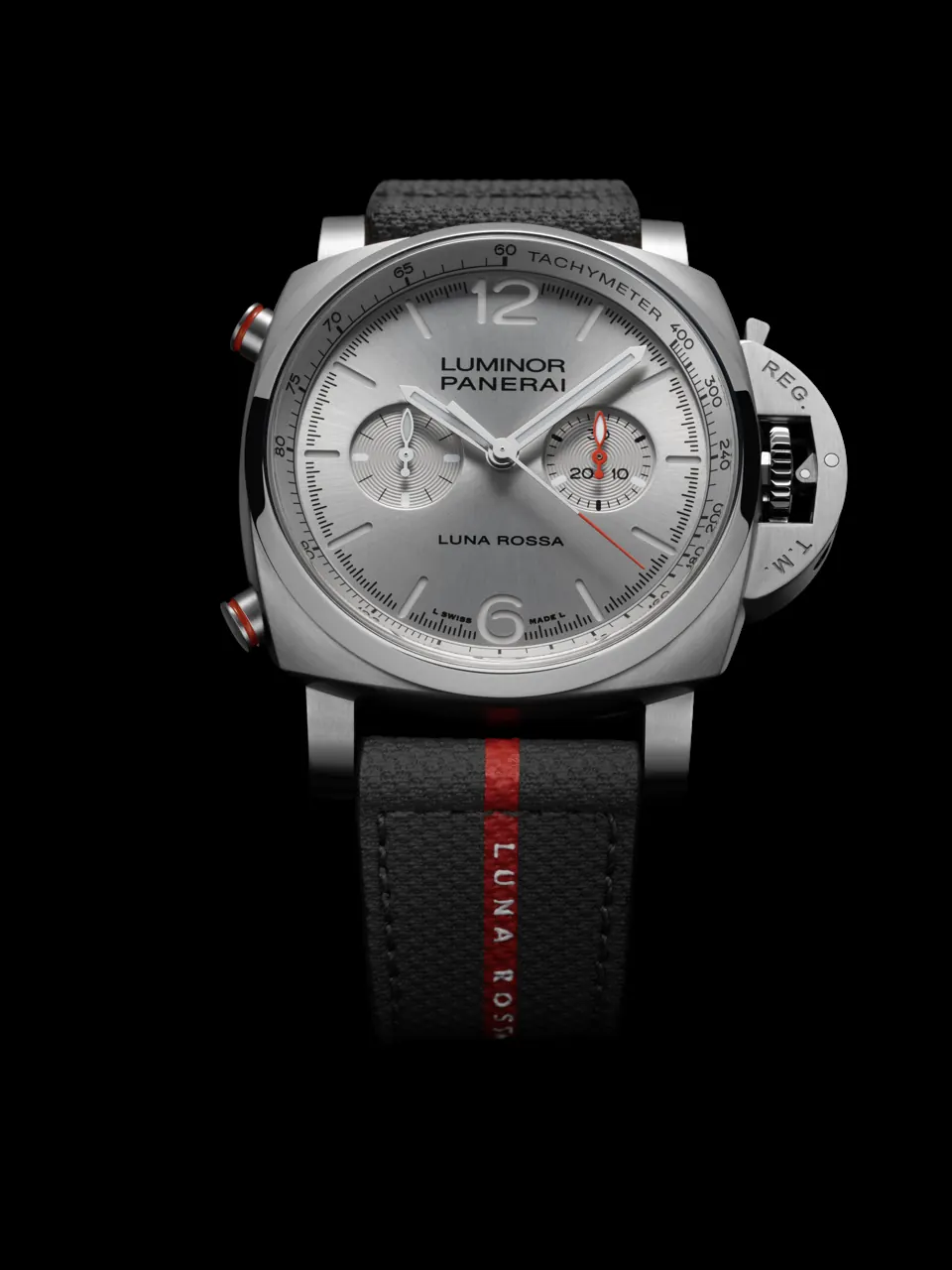 Panerai Luminor Luna Rossa Chrono PAM01768 caseback engraved with individual serial number