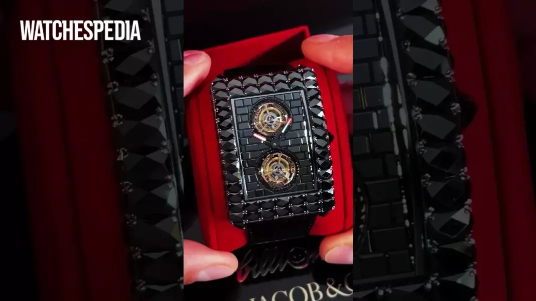 JACOB & CO - The Jacob & Co. Billionaire Double Tourbillon Angel Cut #shorts