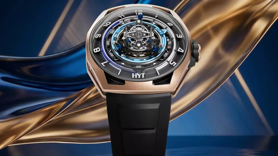 HYT Conical Tourbillon Midnight Blue: 8-Piece Limited Edition in 5N Gold