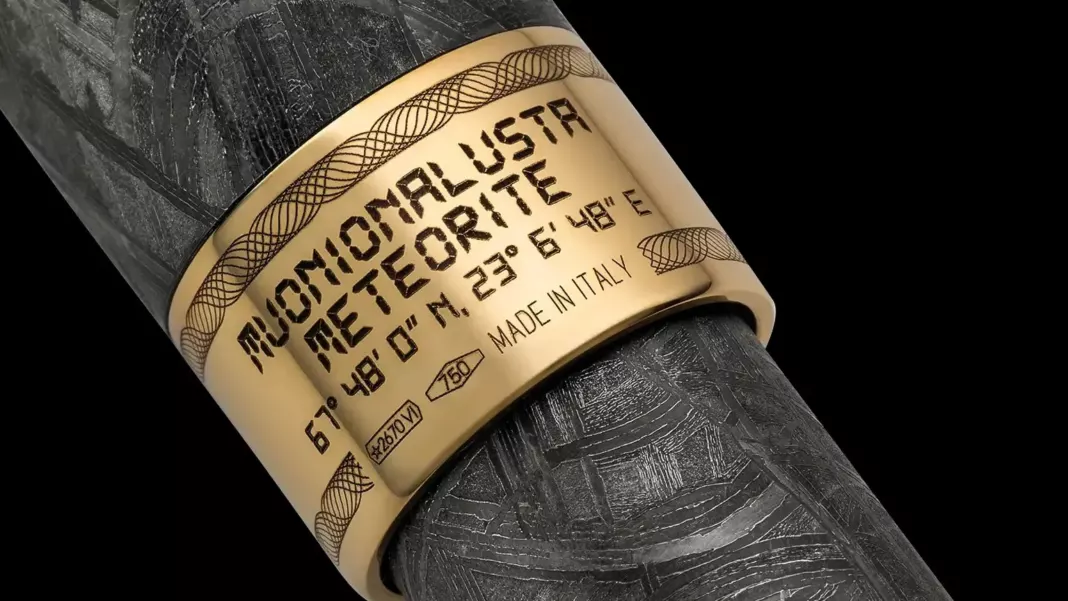 Muonionalusta Meteorite Edition: Montegrappa's Cosmic Writing Instrument