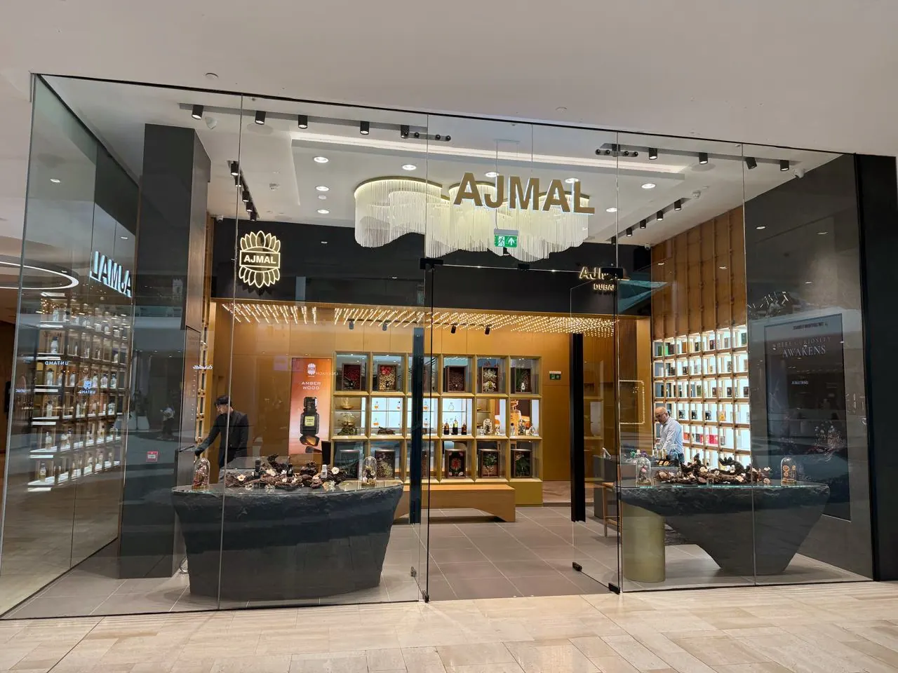 Ajmal Perfumes Westfield London boutique interior designed by Brx London