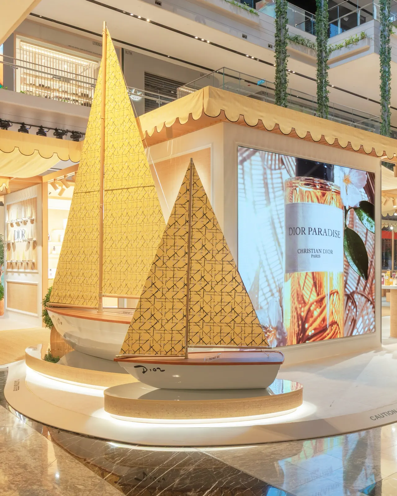Dioriviera Summer 2026 makeup collection display at the Dior Summer Riviera pop-up in Malaysia