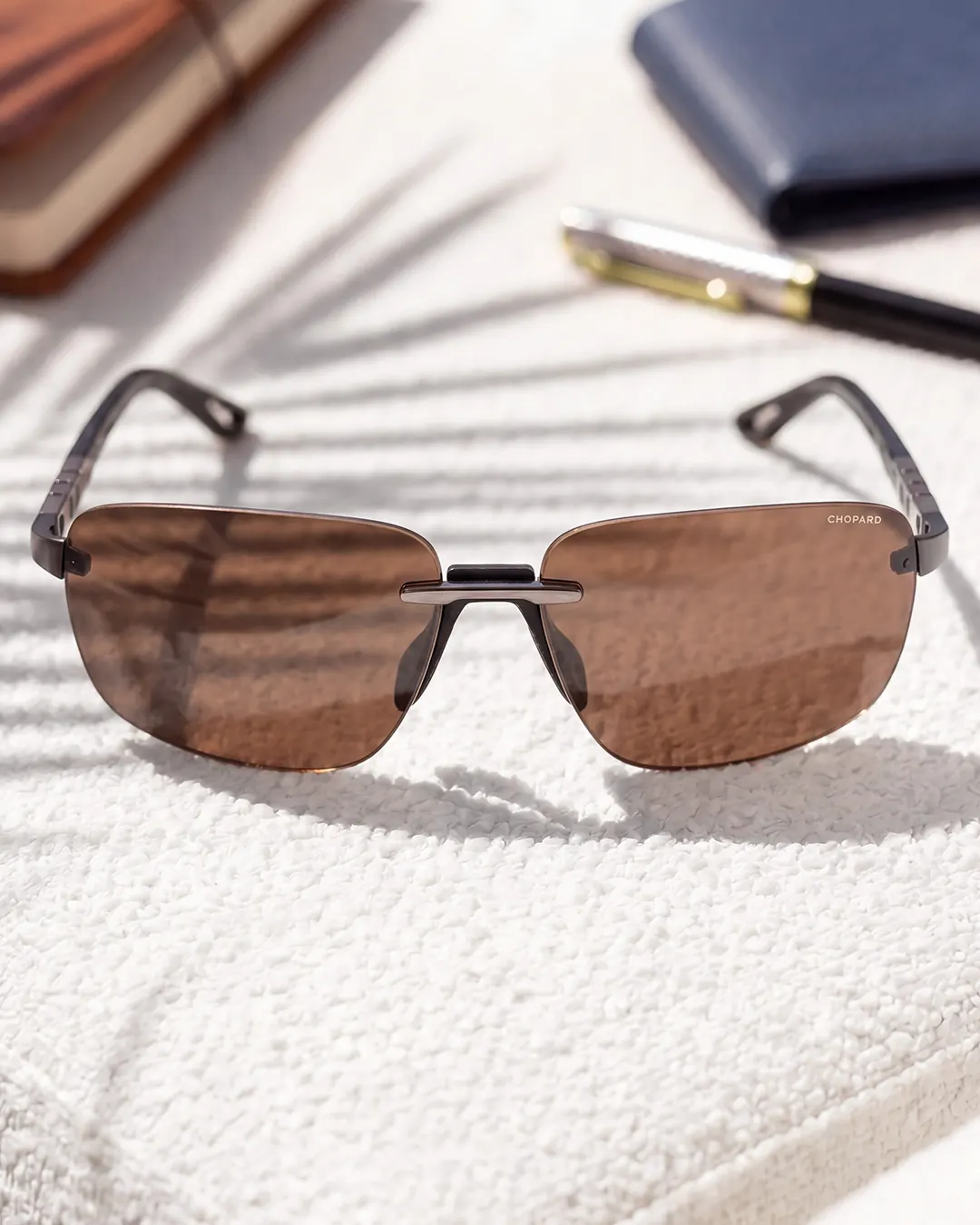 Chopard Racing sunglasses Dusty Rose colourway with Zeiss performance lenses