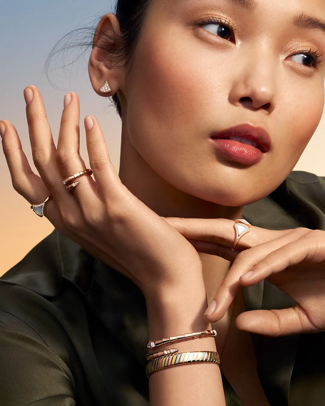 Bvlgari Divas Dream bracelet inspired by Baths of Caracalla mosaic floor patterns