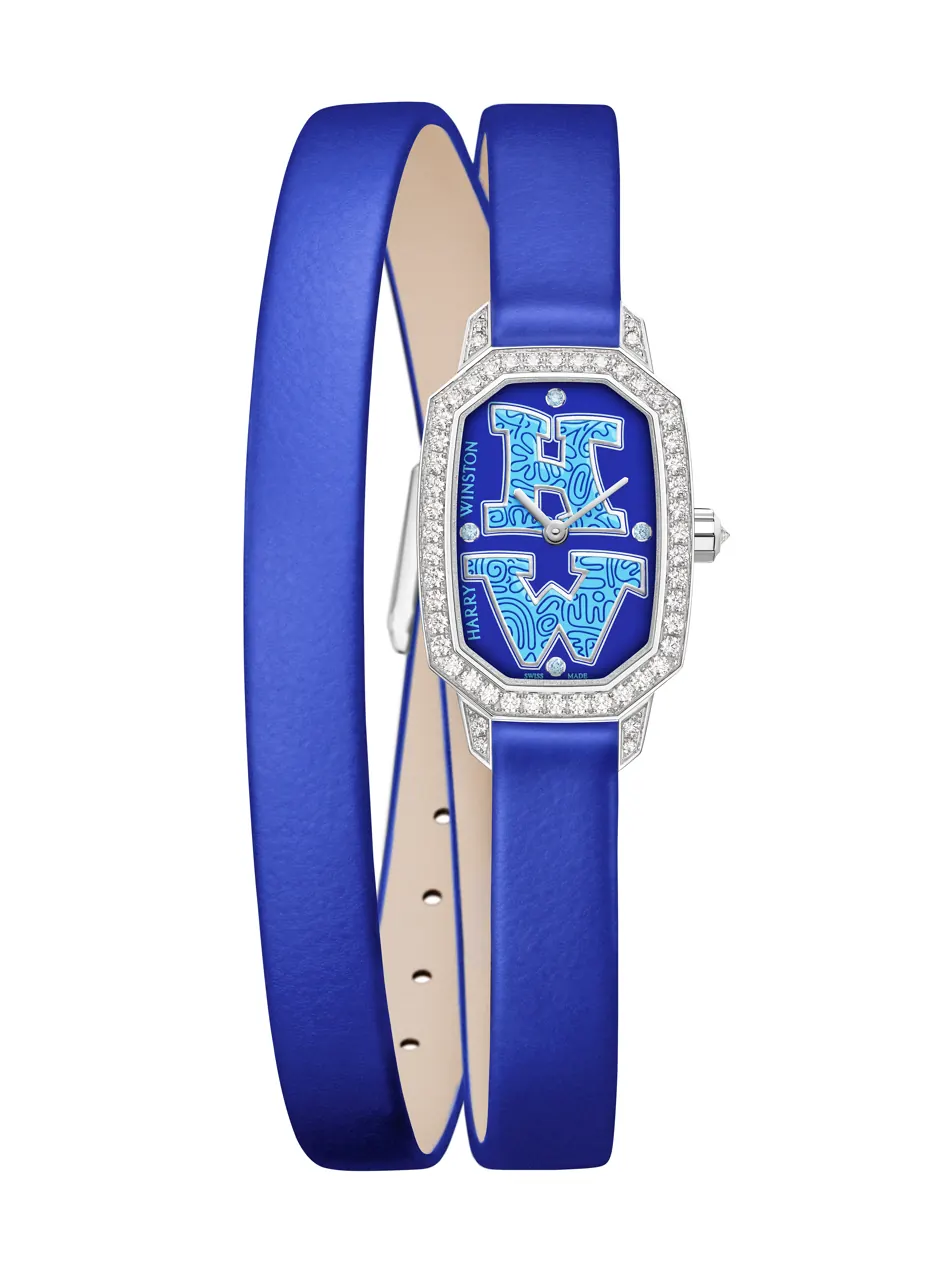 Harry Winston Graffiti jewellery collection earrings pendants and brooches in pink sapphire and diamonds
