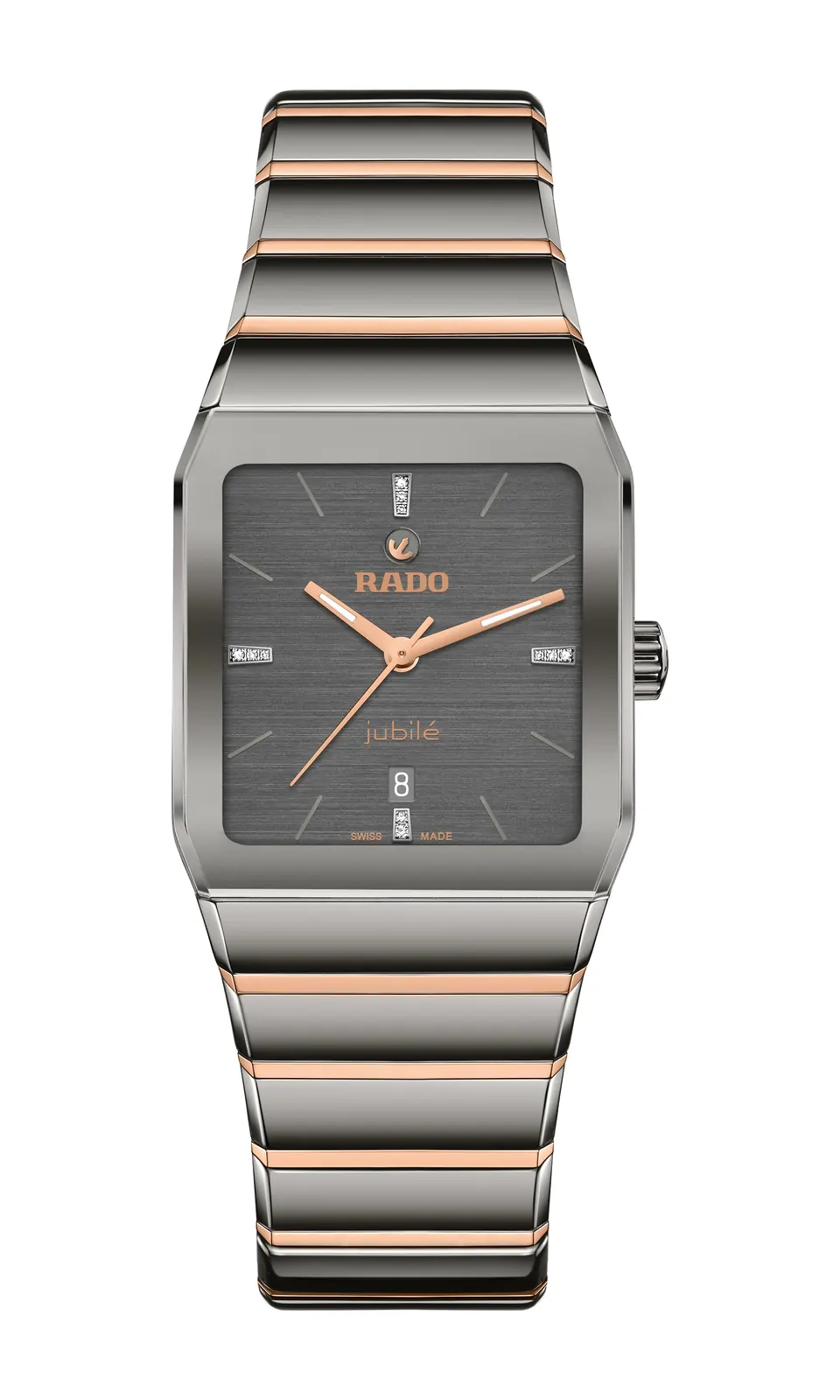 Tan Jianci wearing the Rado Anatom during the Switzerland brand visit