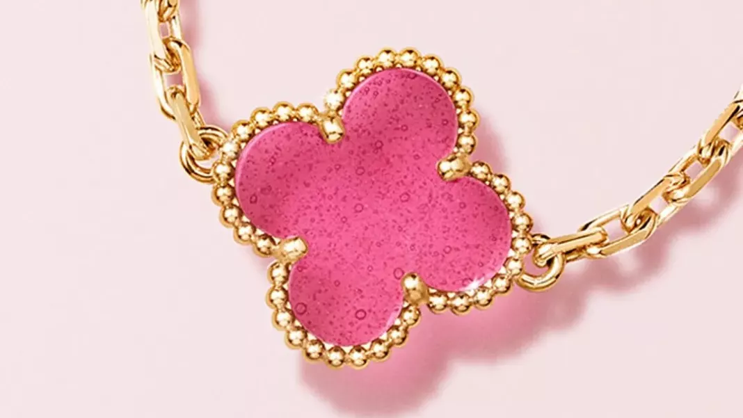 Van Cleef & Arpels Pink Enamel Joins the Alhambra Collection