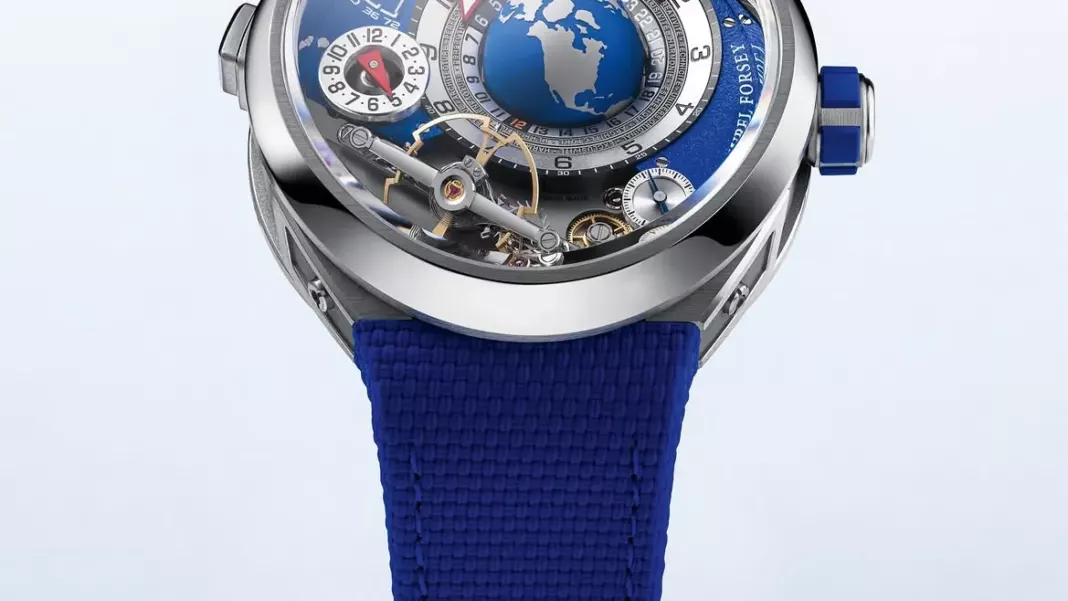 Greubel Forsey GMT Balancier Convexe: One Colour, From the Oceans Outward