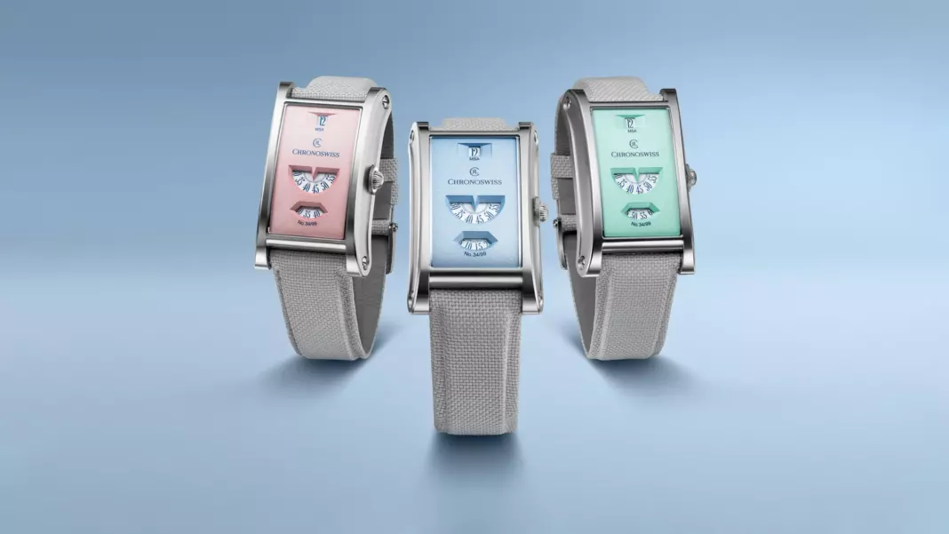 Chronoswiss Neo Digiteur Pastel Code: Rose, Mint & Sky