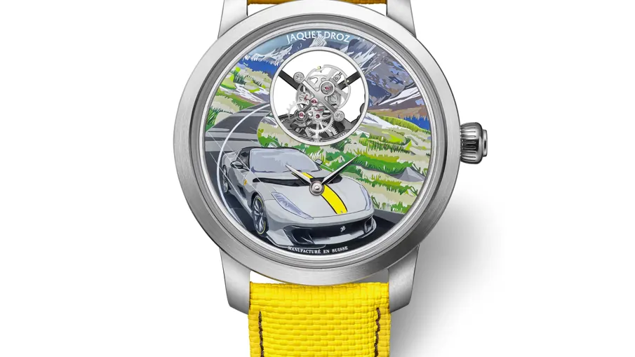 Jaquet Droz Tourbillon Plasma Ceramic: The Oberalp Commission