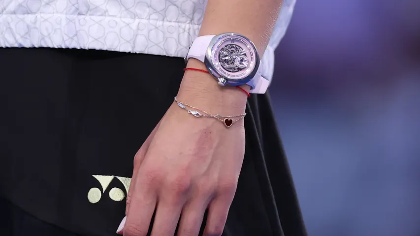 Vanguart Orb on Rybakina's Wrist at the 2026 US Open Final