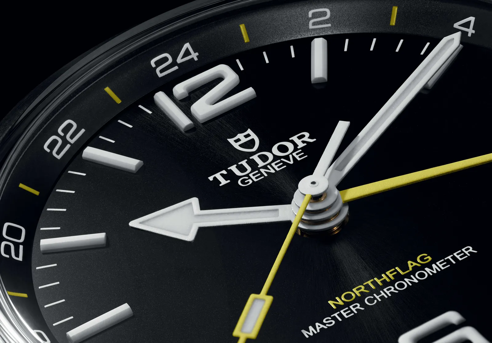 TUDOR Northflag reference 9140G1A0U black dial with 24-hour rehaut and GMT hand