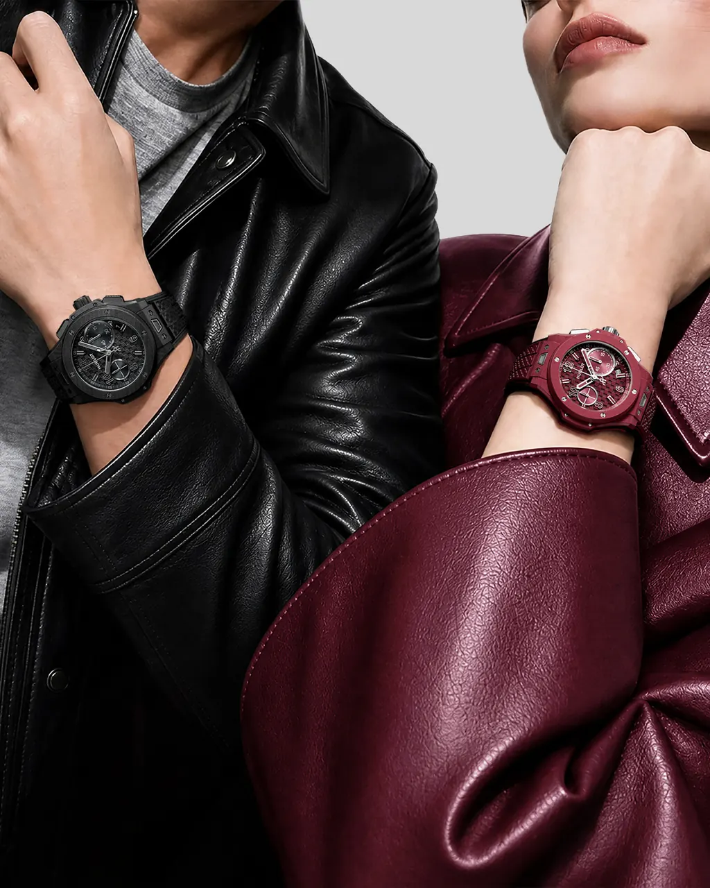 Hublot Big Bang Original Soft Touch All Red 43mm titanium velvet-effect rubber chronograph