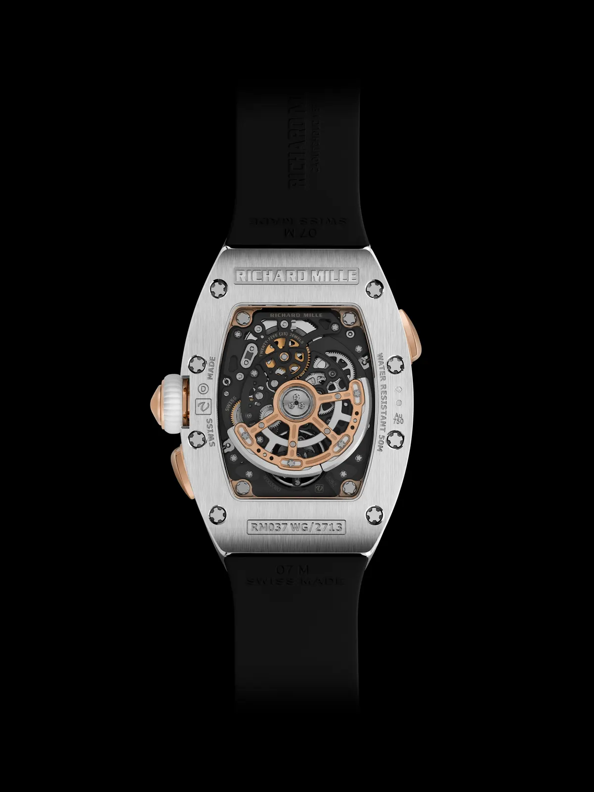 Serenay Sarıkaya wearing the Richard Mille RM 037 Automatic in white gold with snow-set diamonds