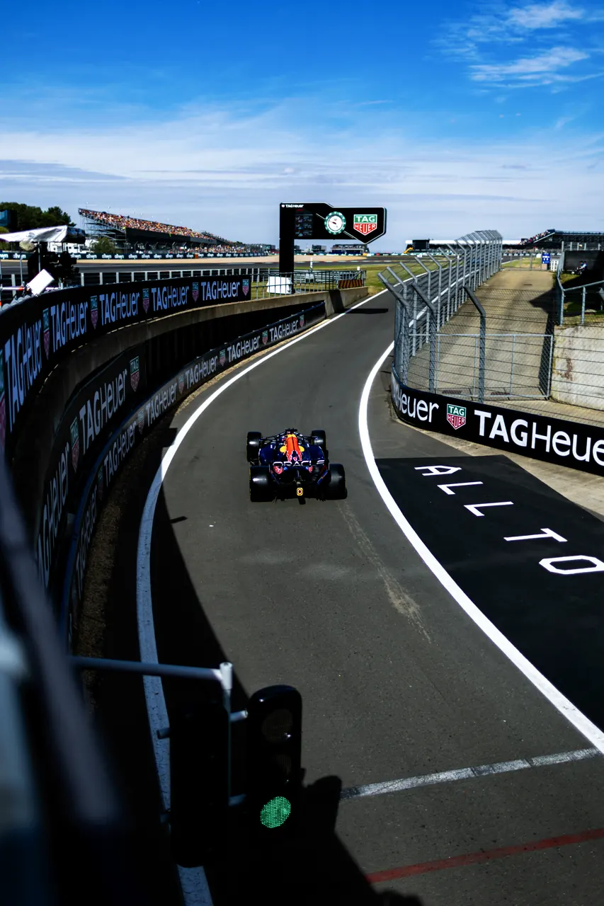 TAG Heuer Silverstone motorsport heritage livery at Formula 1