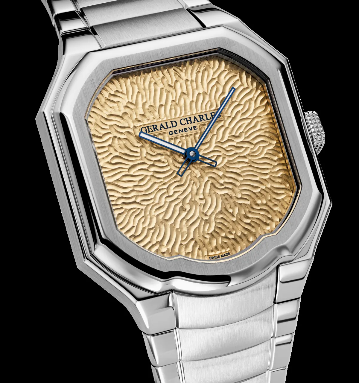 Gerald Charles Masterlink Atelier Edition 38 mm steel case profile 7.99 mm thin