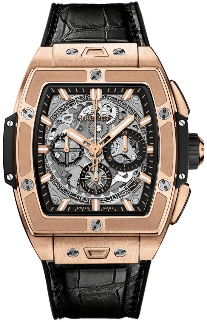 Tyler James Williams wearing the Hublot Classic Fusion Aerofusion Moonphase Black Magic 42mm on the Emmy Awards red carpet