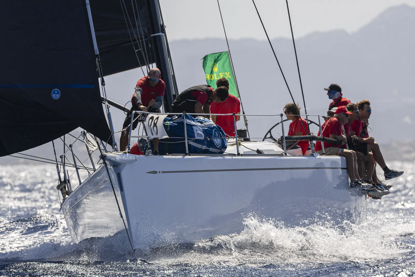 Swan 601 @robas winning the Maxi class at the 2026 Rolex Swan Cup