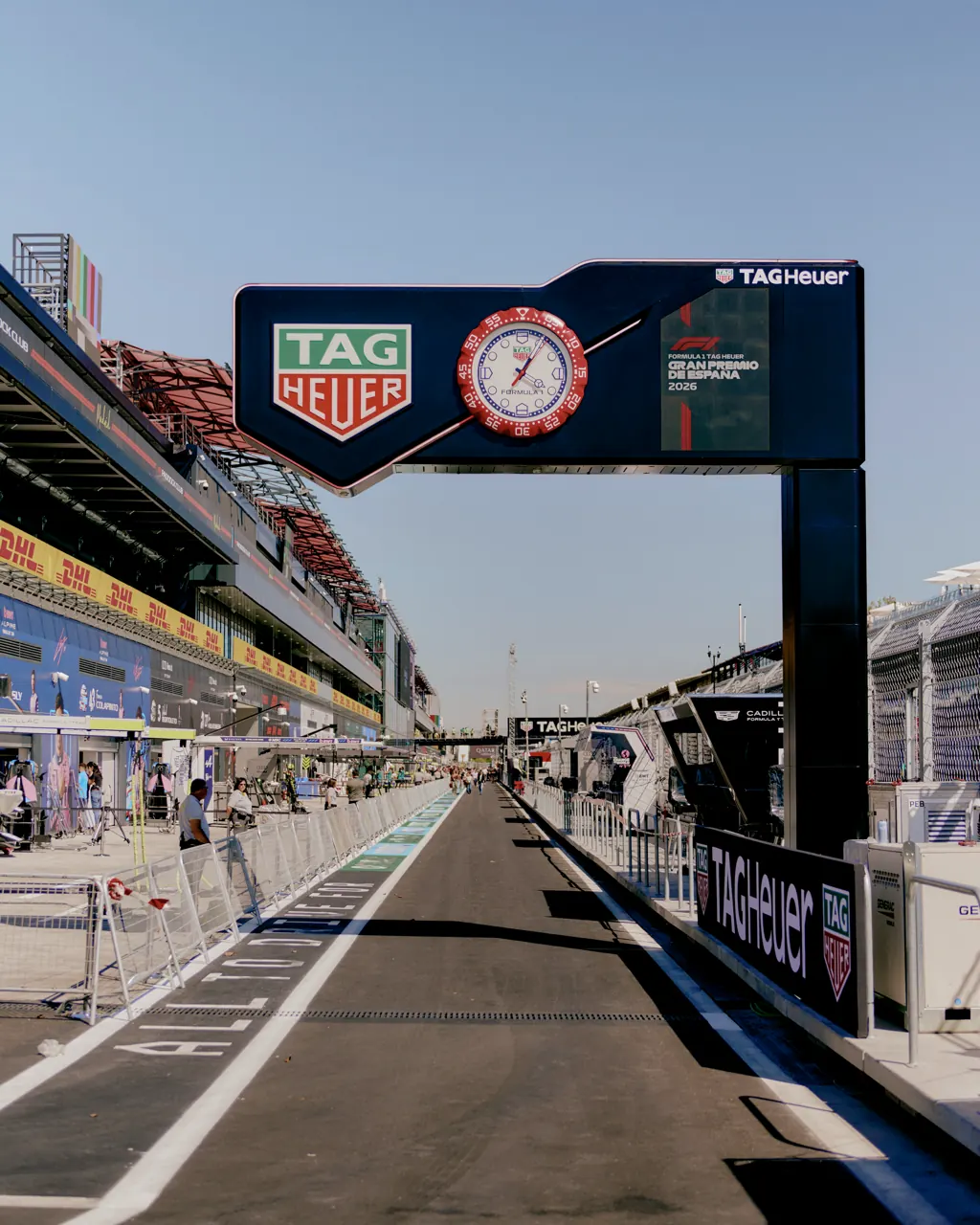 TAG Heuer Carrera Chronograph Sport Spain Limited Edition displayed at the Madrid Grand Prix 2026