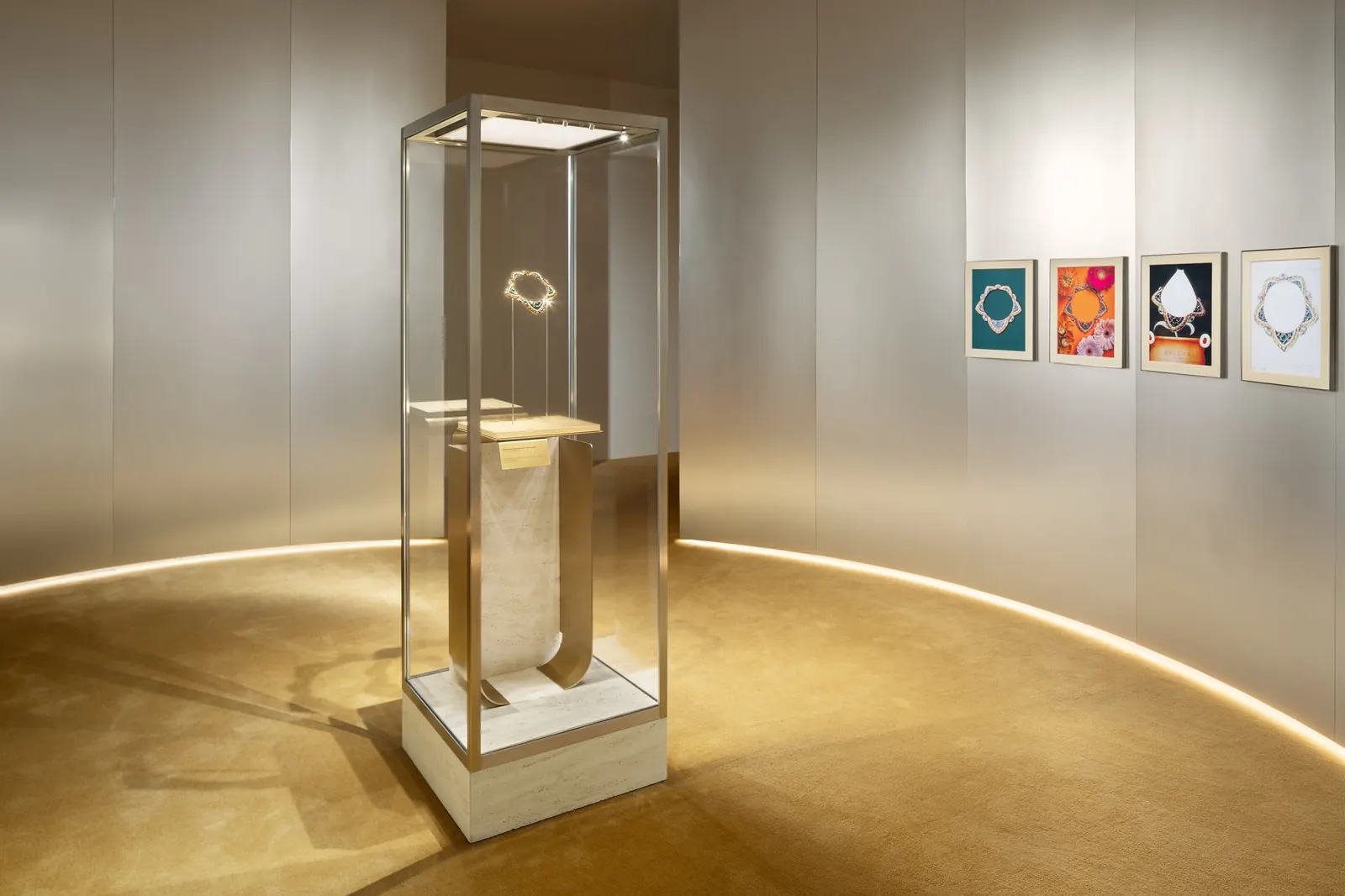 Zhang Ding immersive installation at Bvlgari Kaleidos Shanghai exhibition