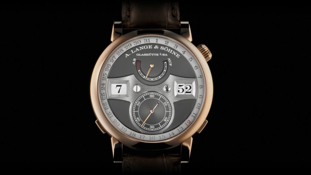 A Lange And Sohne Zeitwerk Date In 750 Pink Gold Technical Mastery