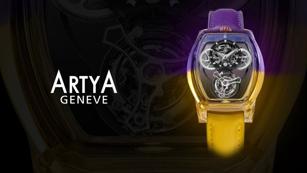 ARTYA Curvy Purity Tourbillon NanoSaphir Bicolor Purple And Yellow