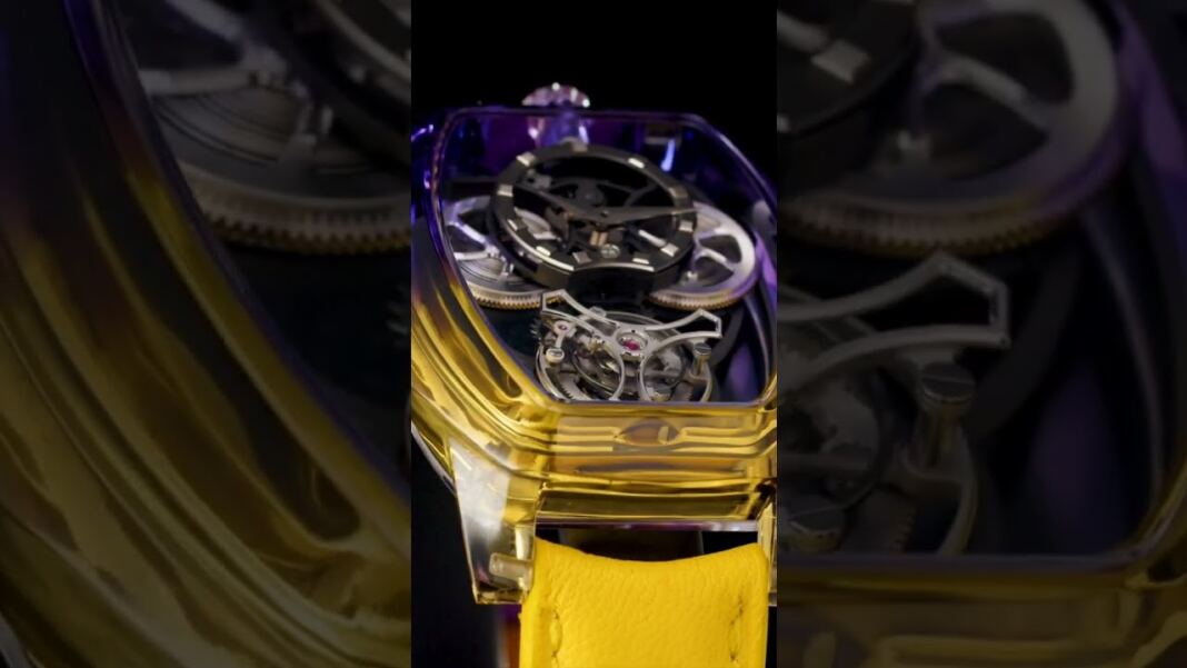 Artya Curvy Purity Tourbillon NanoSaphir Bicolor Yellow And Purple