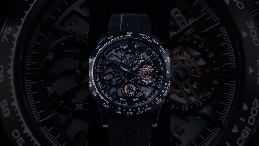 Artya Luminity Chrono Steel Black Combines Style And Precision