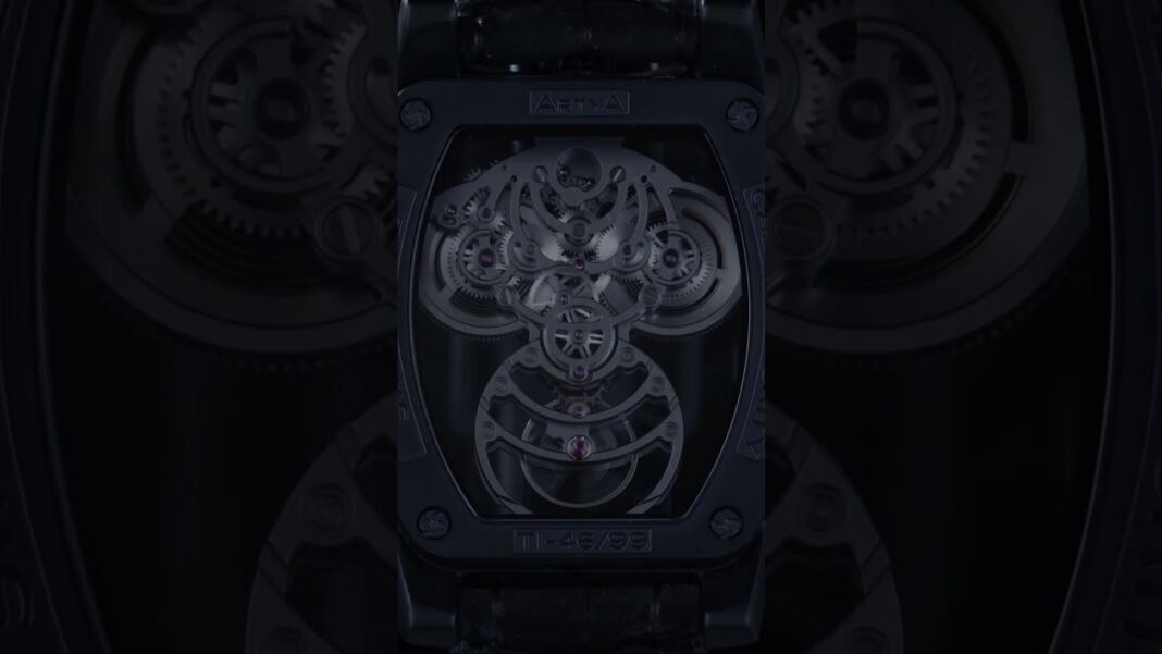 ARTYA Purity Curvy HMS Titanium Skeleton Timepiece With Swiss Movement