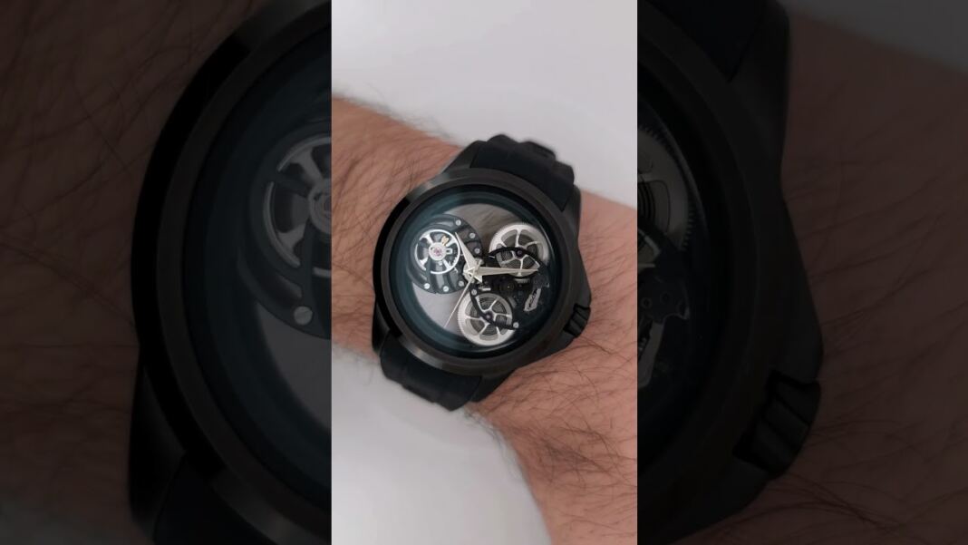 Artya Purity Stairway To Heaven HMS Black Ceramic Timepiece