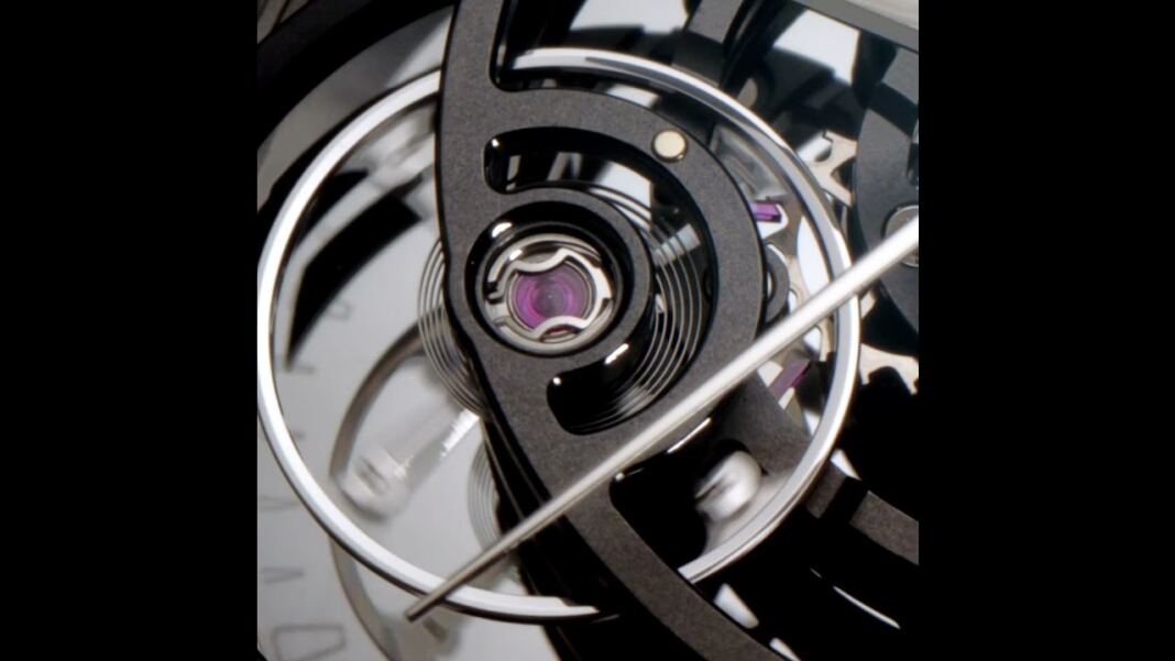 ARTYA Purity Wavy HMS Titanium Mirror With Sleek Undulating Dial