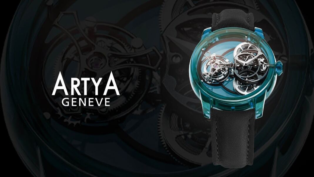 ARTYA Tiny Purity Tourbillon With NanoSaphir Chameleon Blue And Green