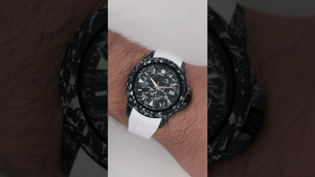 ArtyA White Forged Carbone Luxury Swiss Timepiece