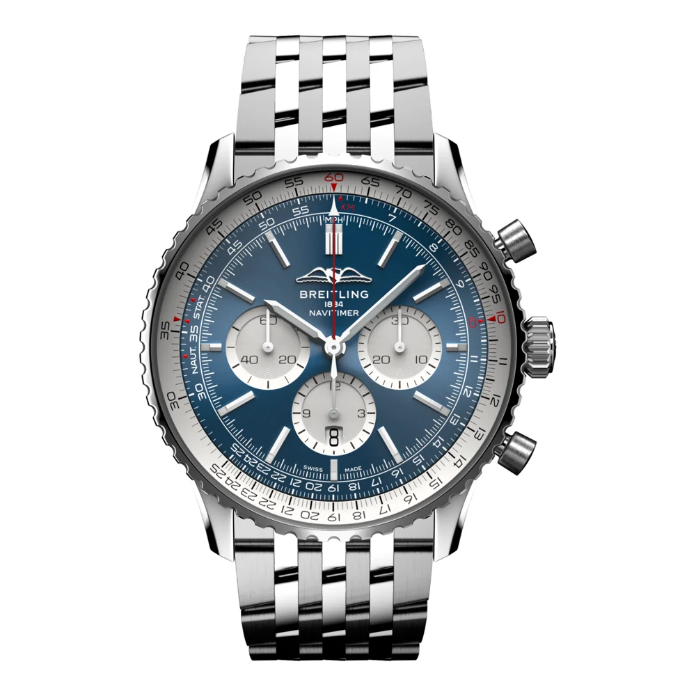 Breitling Navitimer B01 Chronograph 46, blue, reference AB0137211C1A1