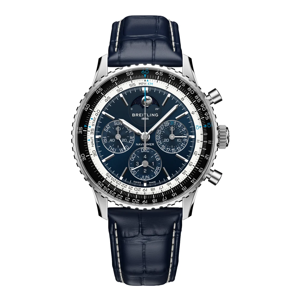 Breitling Navitimer B19 Chronograph 43 Perpetual Calendar, platinum, reference LB19211A1C1P1