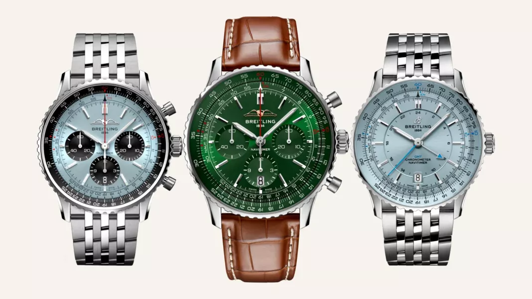 Breitling Navitimer B01 Chronograph 43, Navitimer Etihad Airways and Navitimer Automatic GMT 41 Breitling Navitimer B01 Chronograph 43, Navitimer Etihad Airways and Navitimer Automatic GMT 41
