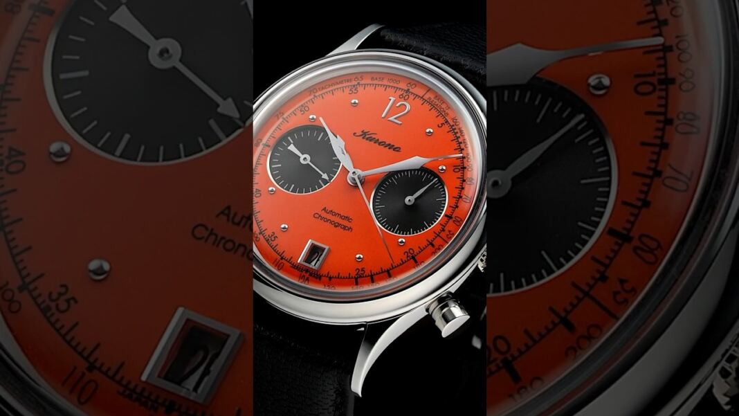 Exploring the Exclusive Vermilion Chronograph from KURONO TOKYO