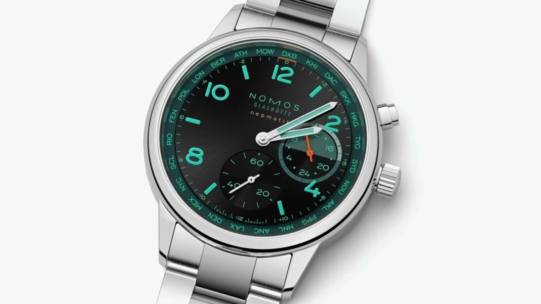 Exploring the NOMOS GLASHÜTTE Club Sport neomatik Worldtimer Night Navigation