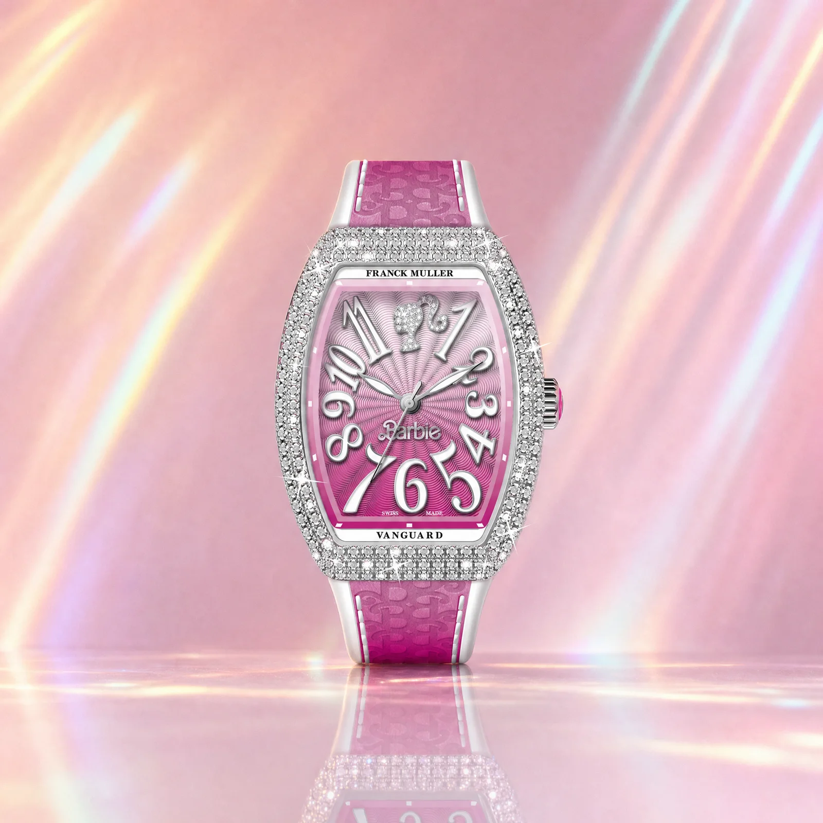 Franck Muller Barbie Pink Diamond Watch
