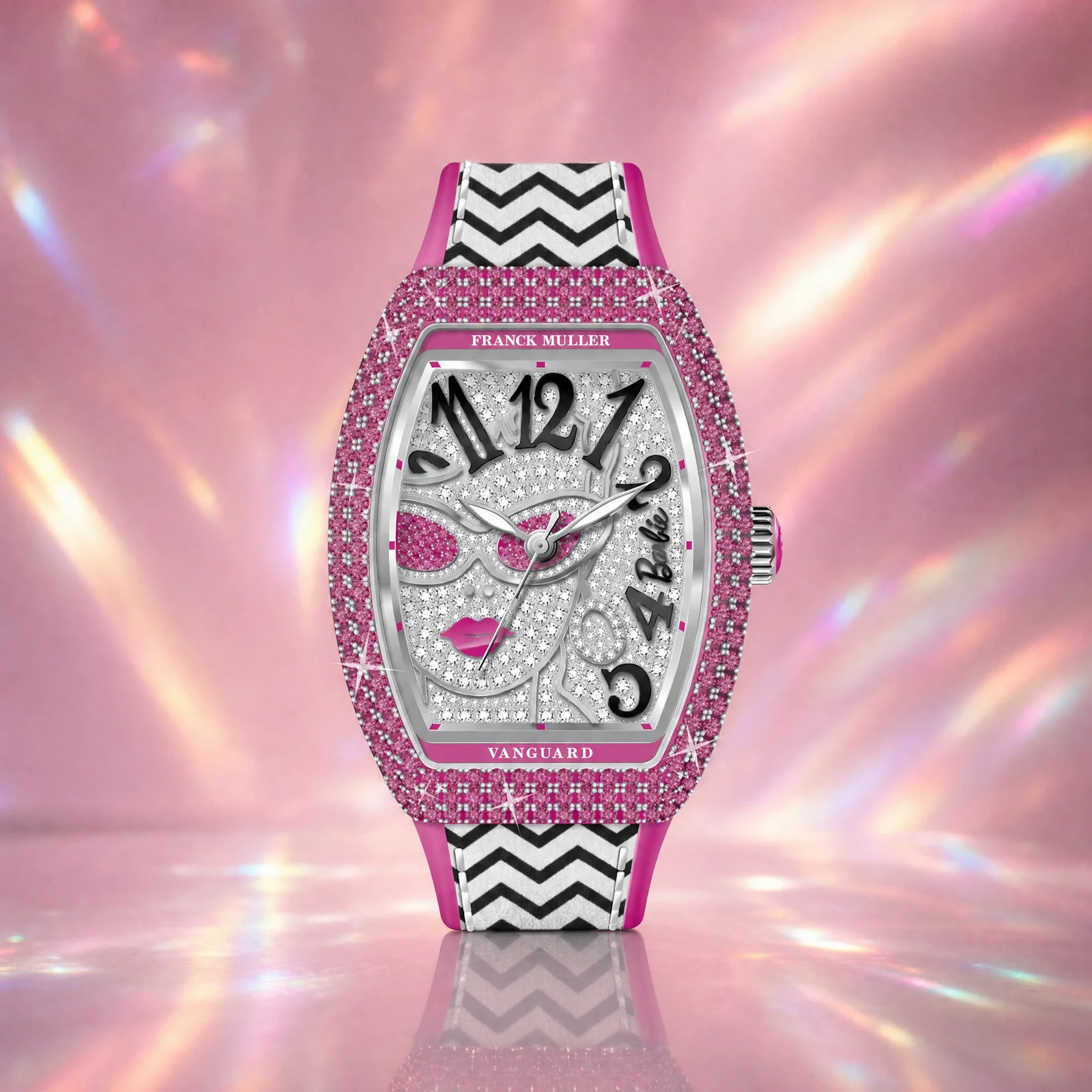 Franck Muller Barbie Vintage Sapphire-Diamond Watch