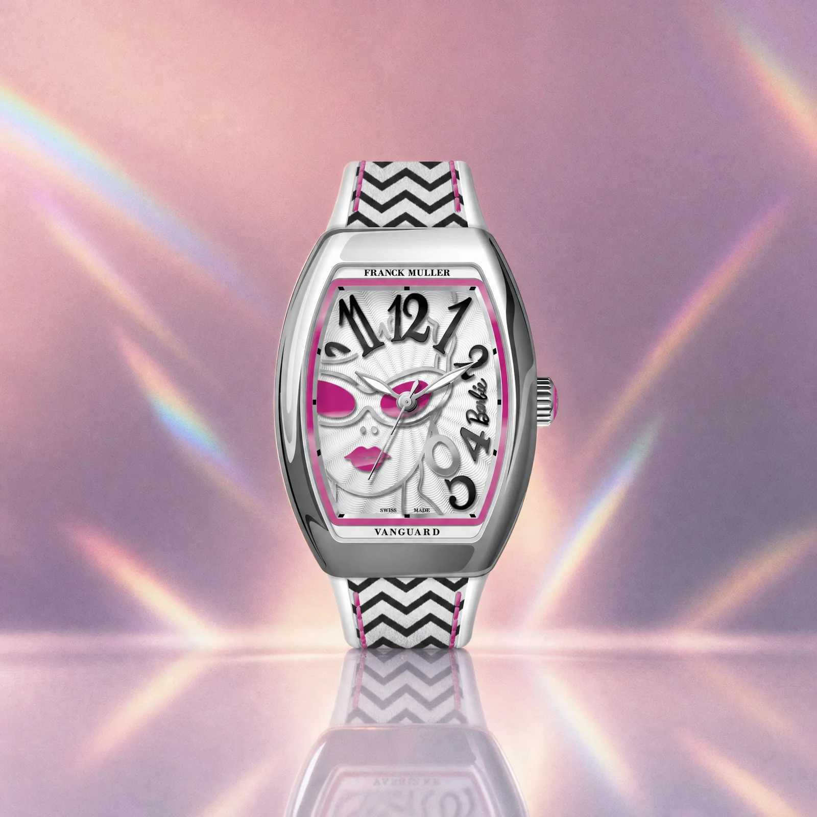 Franck Muller Barbie Vintage Steel Watch