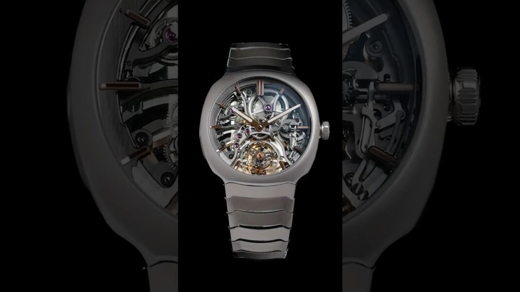 H Moser And Cie Streamliner Tourbillon Skeleton Embraces Minimalism