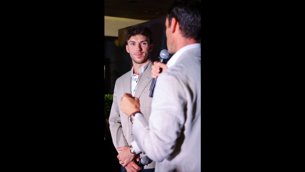 H Moser and Cie Watches Shine in Singapore with Pierre Gasly
