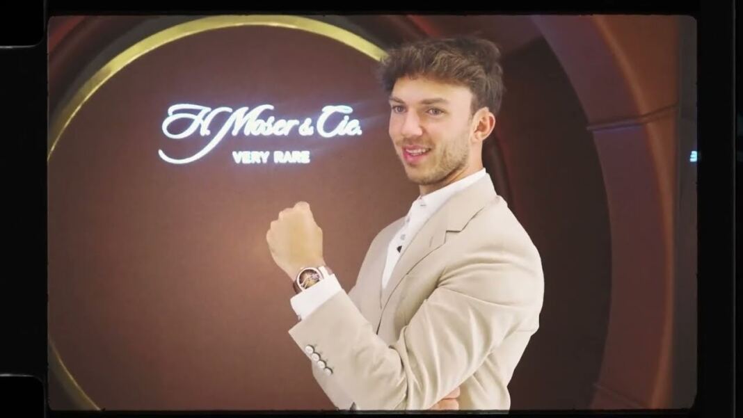 H Moser Streamliner Tourbillon Featuring Pierre Gasly