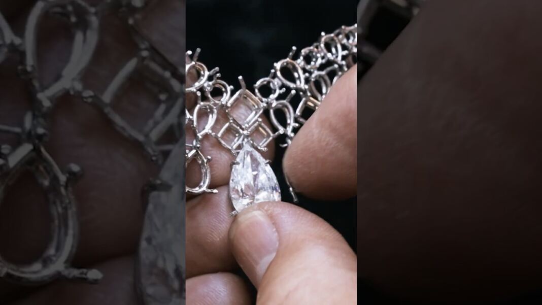 Harry Winston Diamond Cascading Necklace Exudes Timeless Elegance